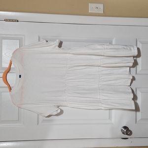 Old Navy White Babydoll Dress